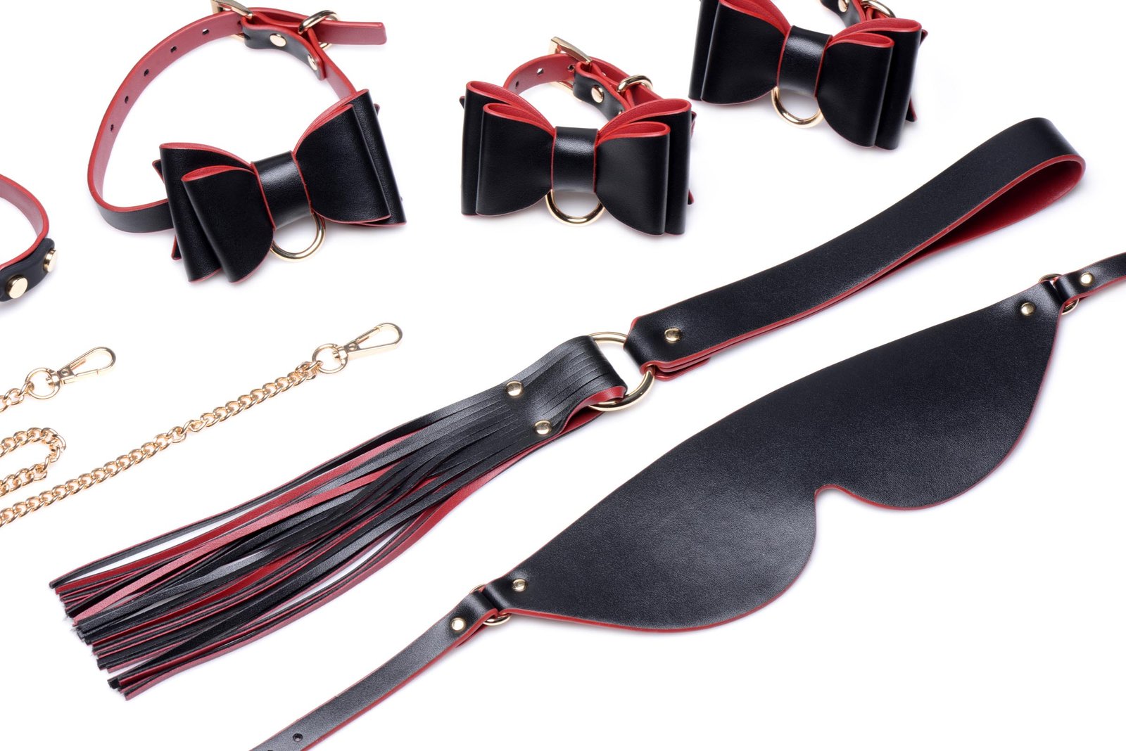 Black and Red Bow Bondage Set with Carry Case - Image 11