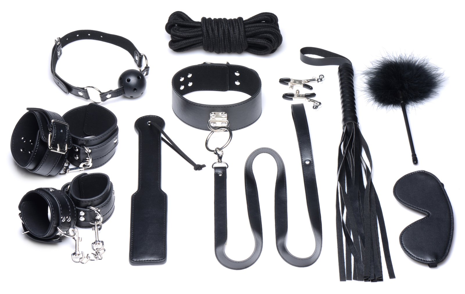 Deluxe 10 Piece Bondage Set - Image 3