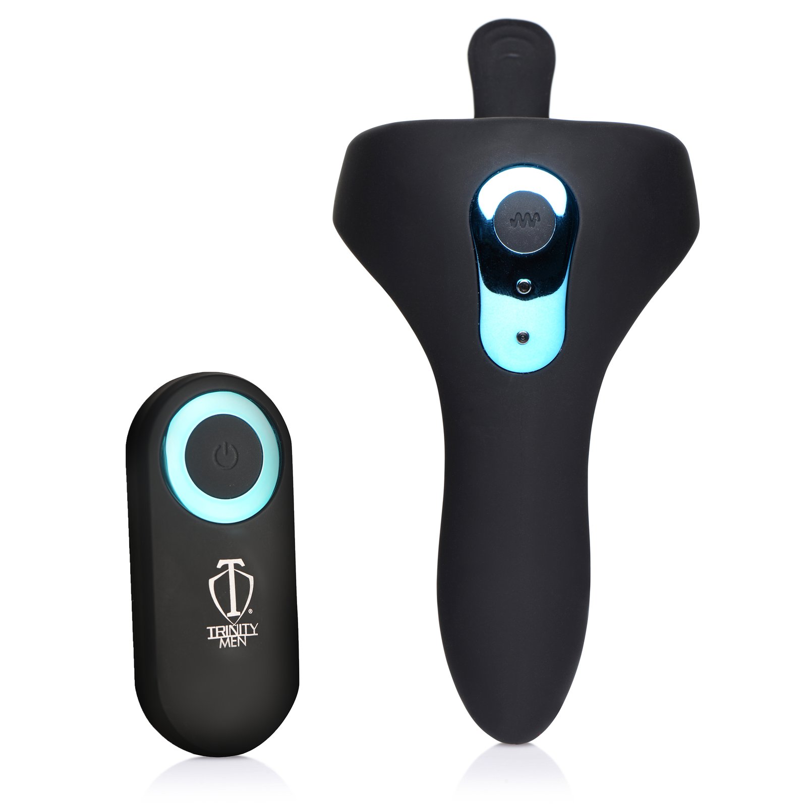 Power Taint 7X Silicone Cock and Ball Ring with Remote - Image 3