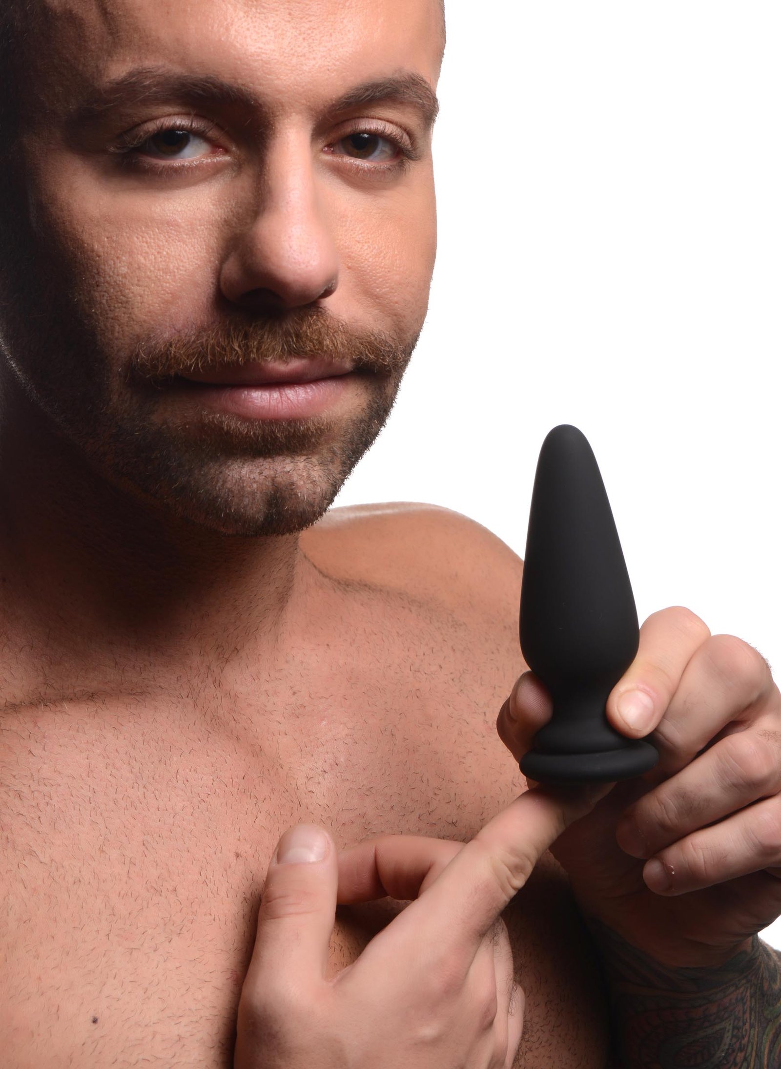 Interchangeable Silicone Anal Plug - Large - Image 2