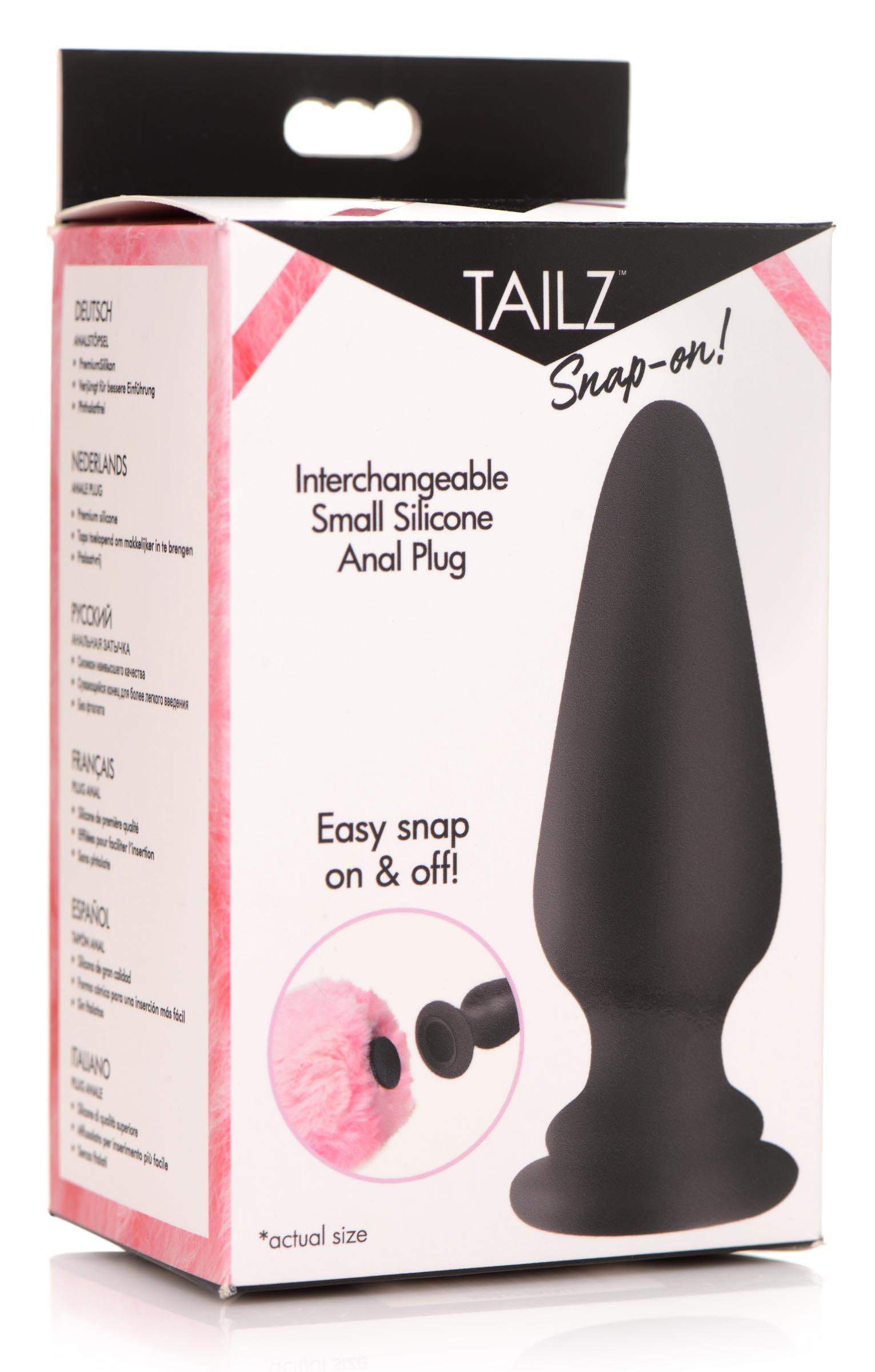 Interchangeable Silicone Anal Plug - Small - Image 7