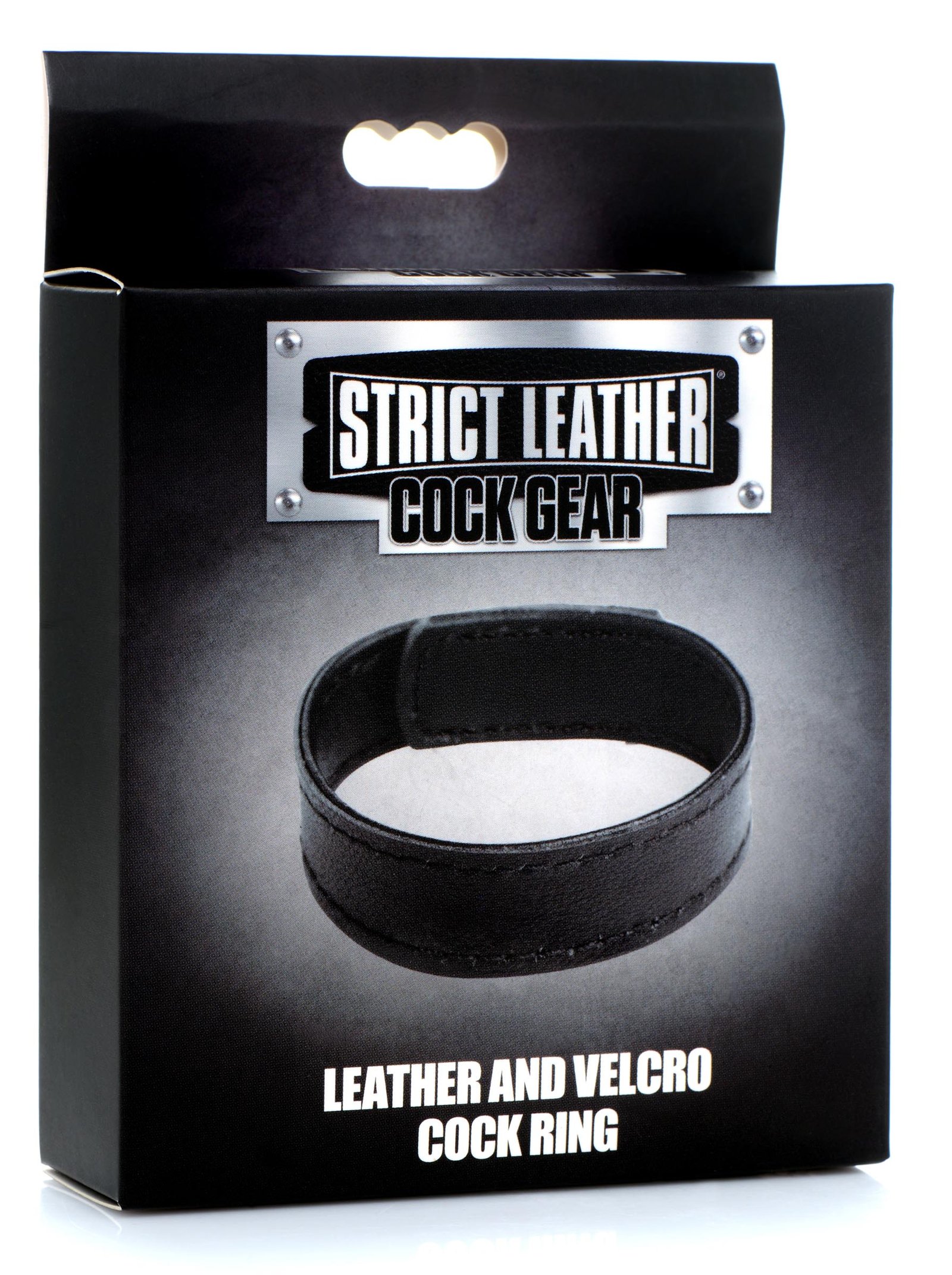 Leather and Velcro Cock Ring - Image 3