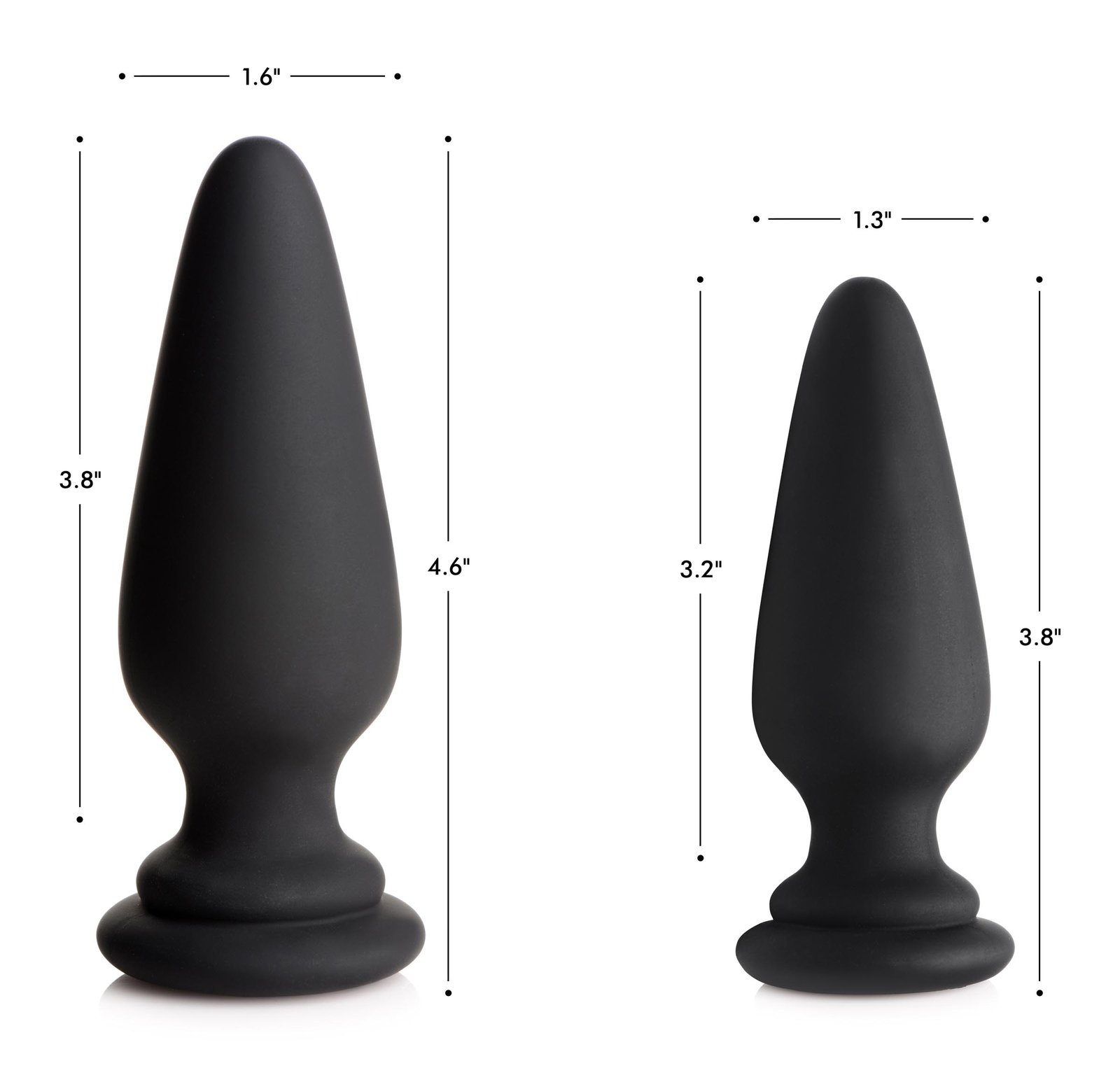 Small Anal Plug with Interchangeable Fox Tail - White - Image 7