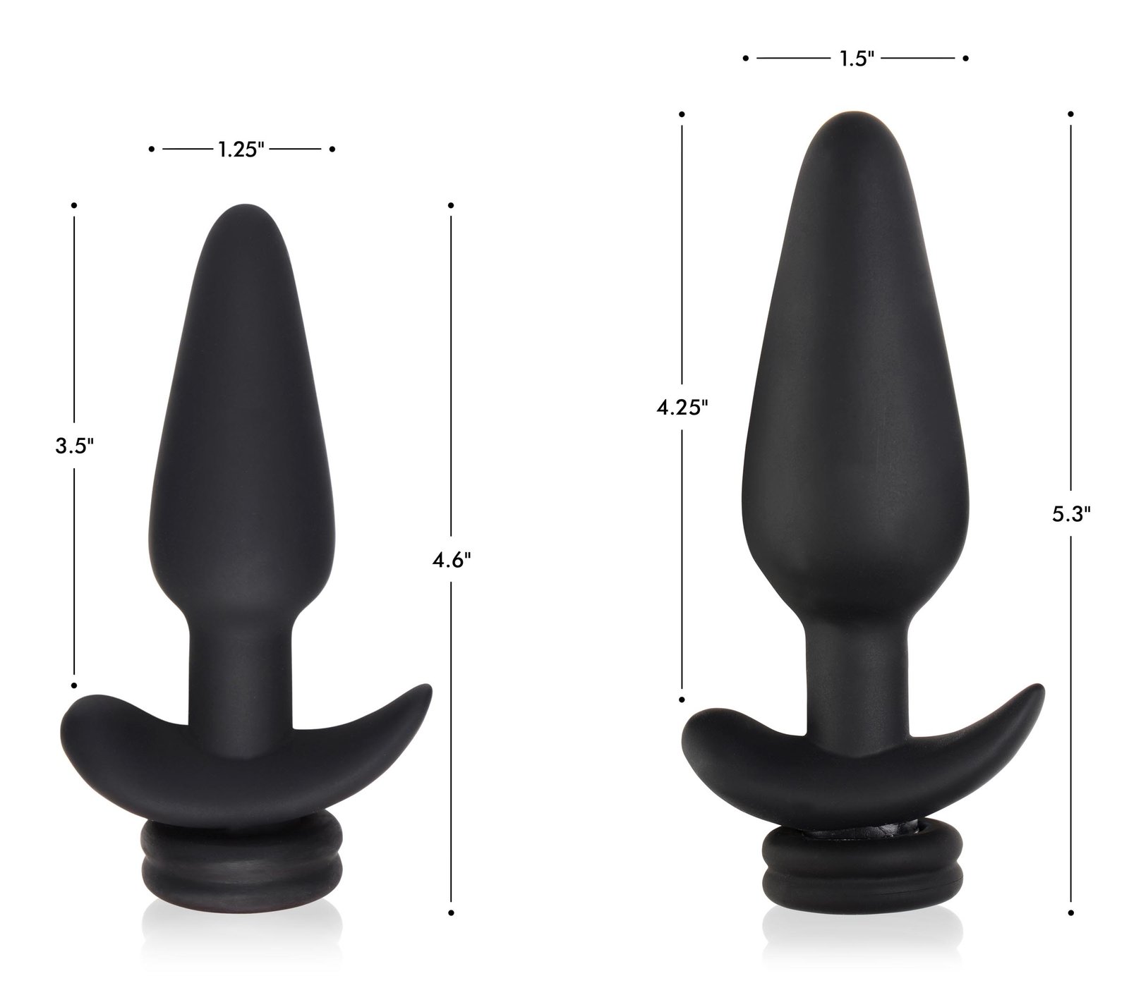 Small Vibrating Anal Plug with Interchangeable Fox Tail - White - Image 6