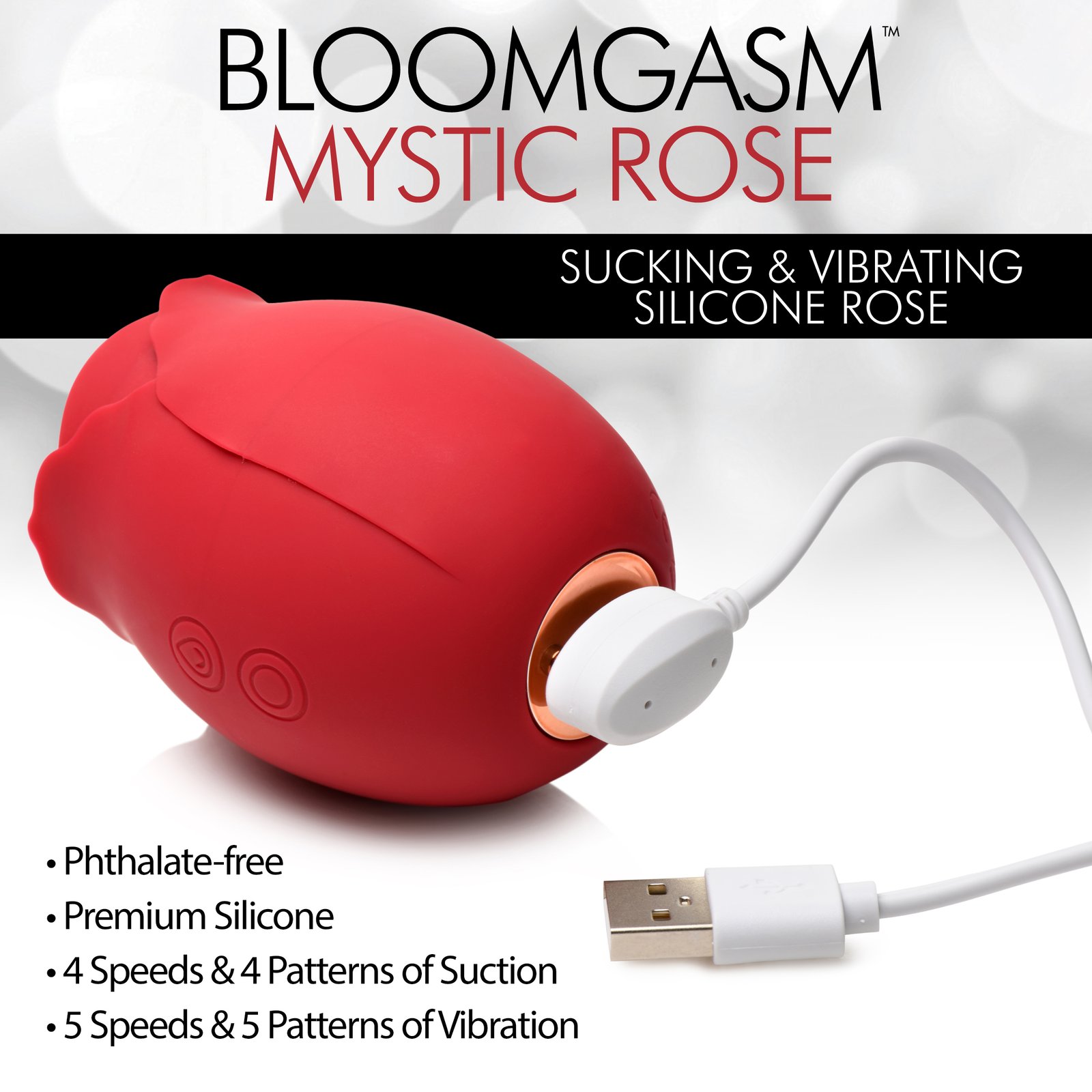Mystic Rose Sucking and Vibrating Silicone Rose - Image 5