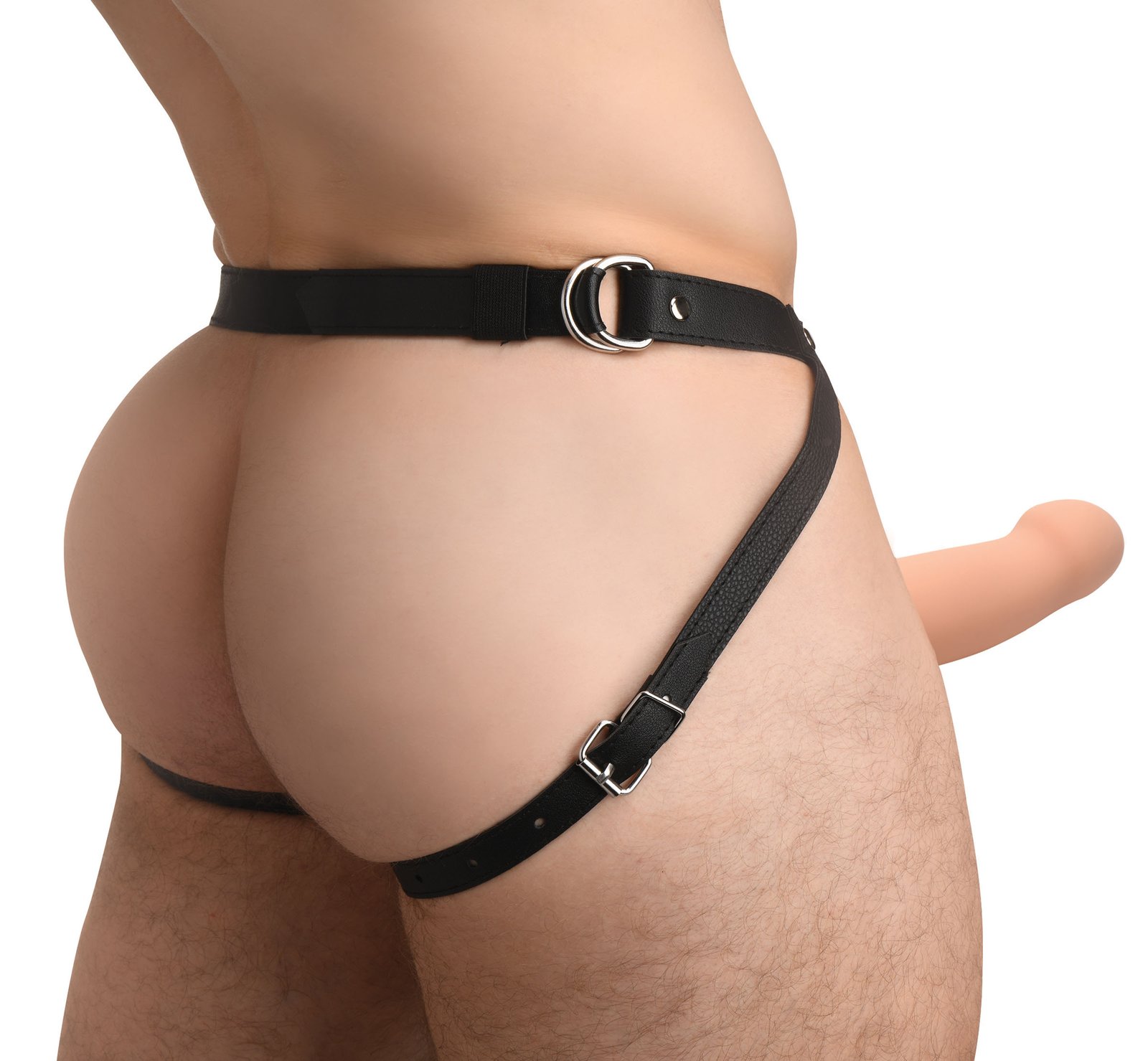 2 Inch Erection 28X Smooth Vibrating Silicone Penis Sheath with Remote - Light - Image 3