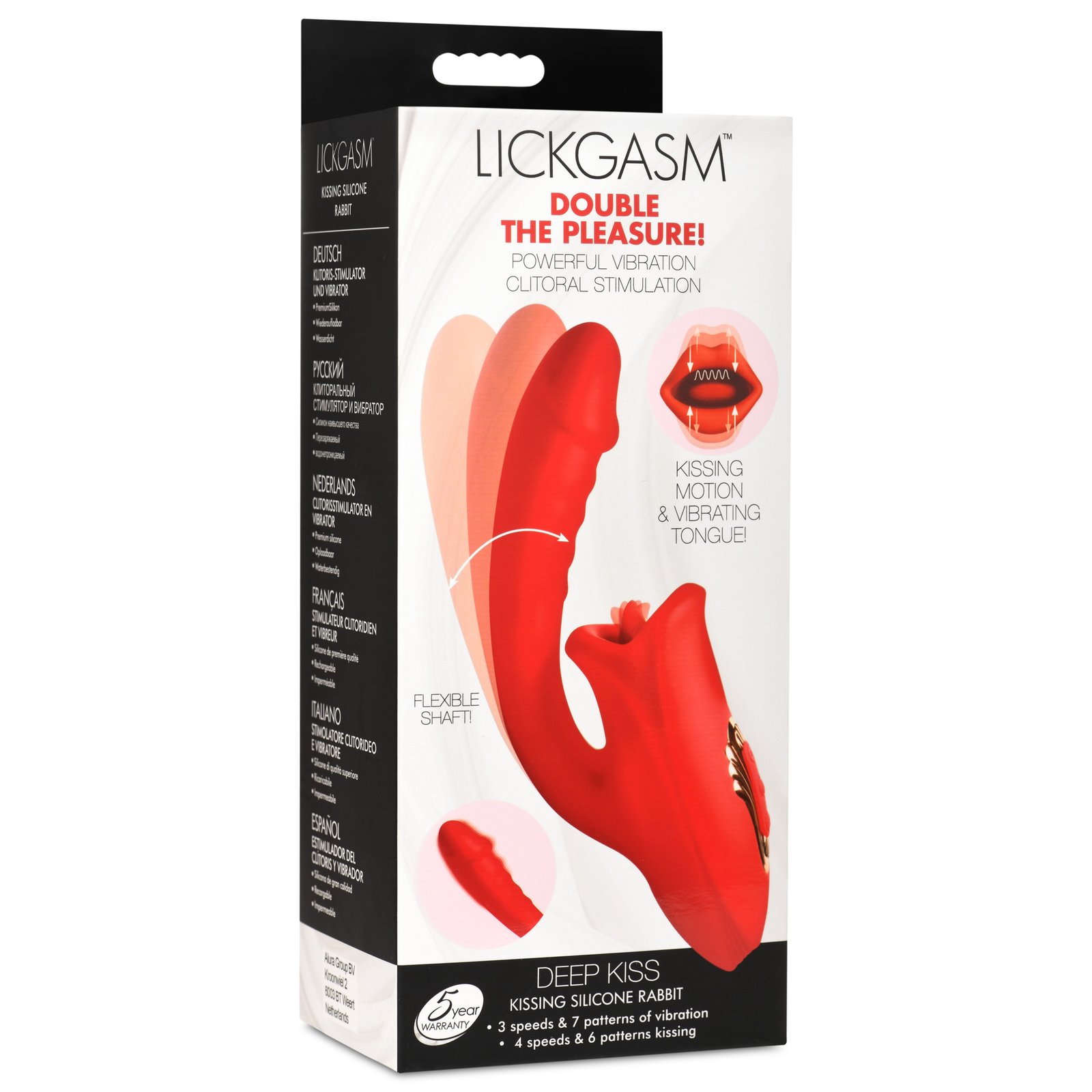 Deep Kiss Silicone Licking Rabbit Vibrator - Image 10