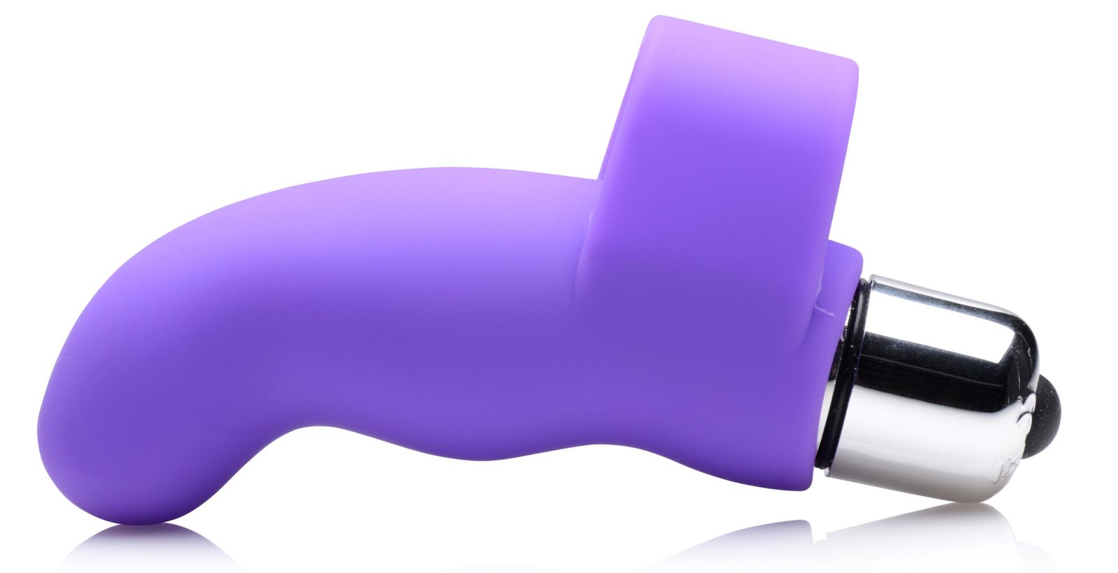 G-Thrill Silicone Finger Vibe - Purple - Image 2