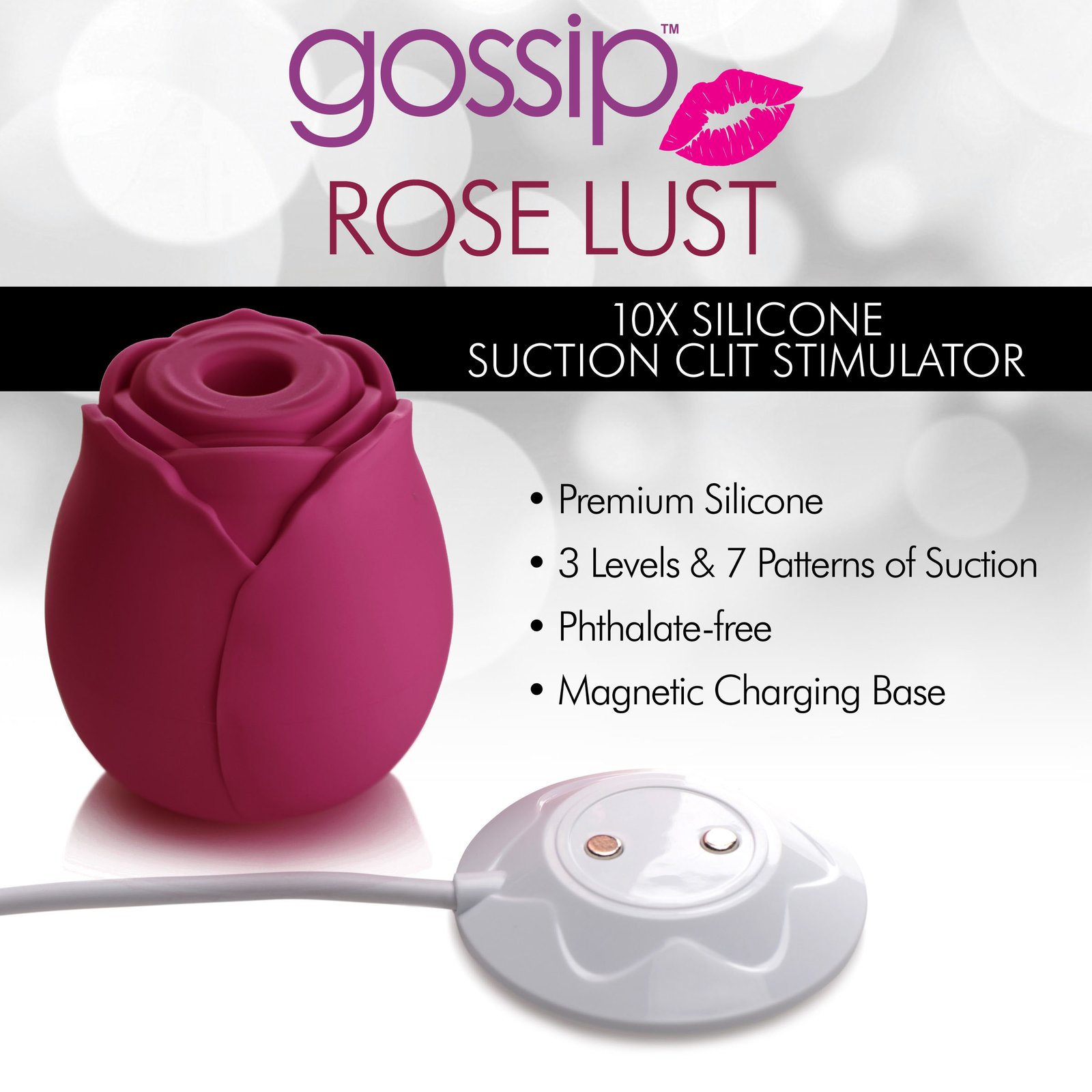 10X Violet Rose Lust Clitoral Stimulator - Image 3