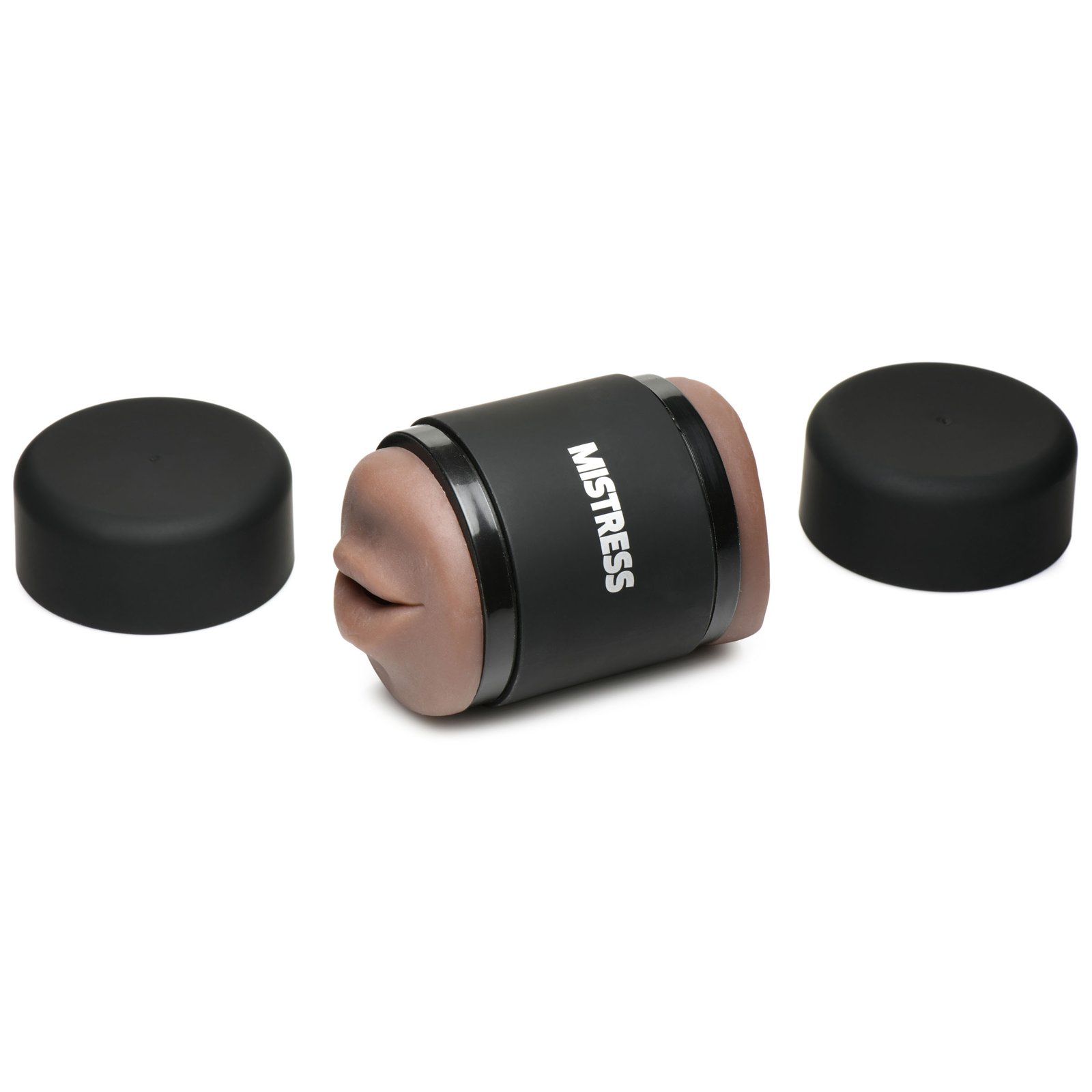 Double Shot Mouth and Pussy Stroker - Dark - Image 8