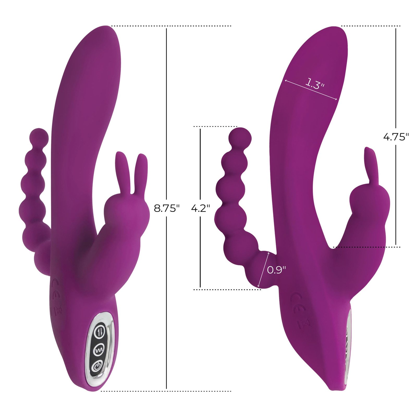 Quivers 10X Silicone G-spot Rabbit Vibrator - Image 7