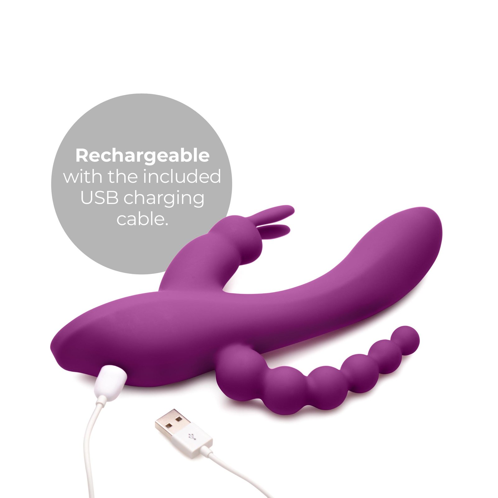 Quivers 10X Silicone G-spot Rabbit Vibrator - Image 5