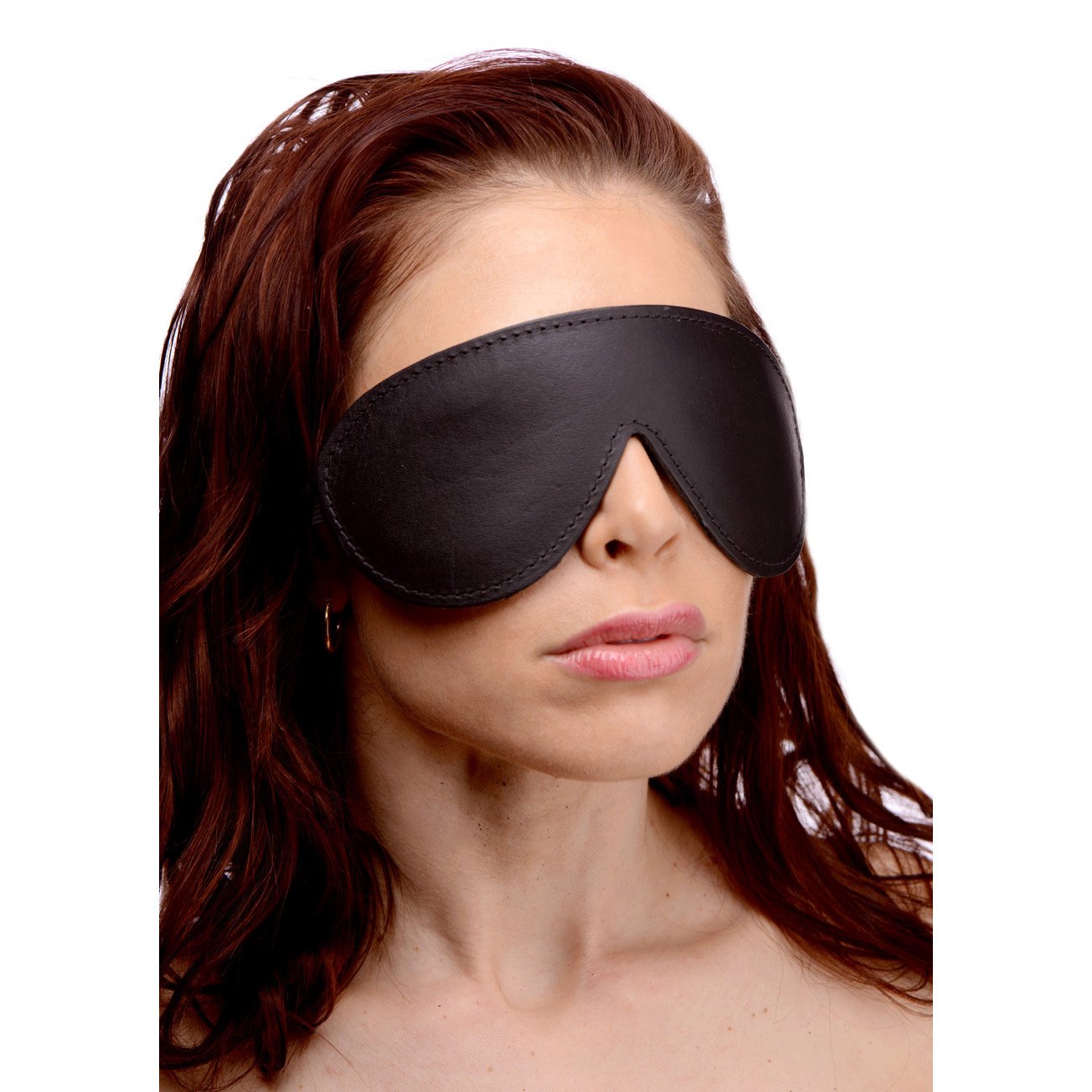Strict Leather Padded Blindfold - Image 2