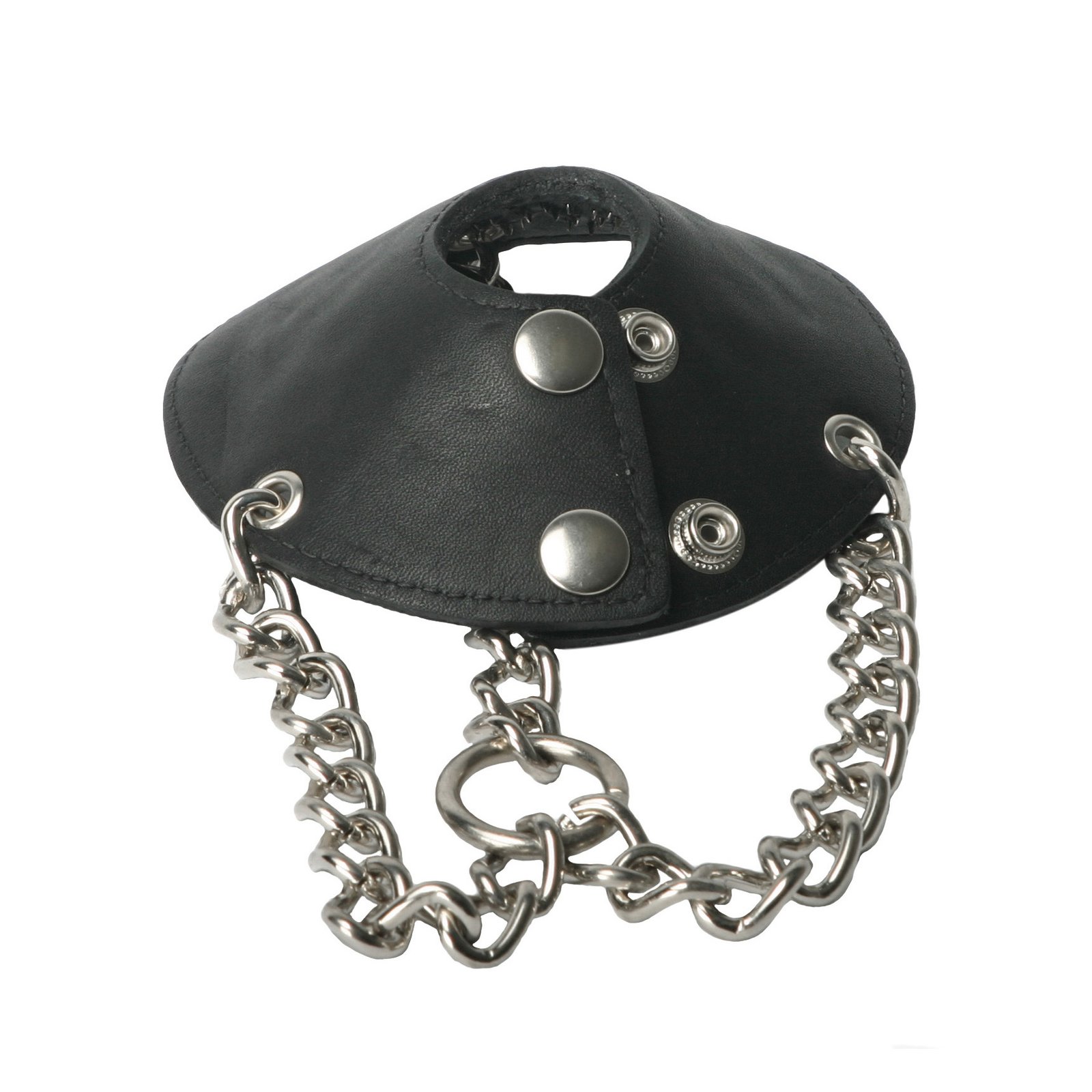 Strict Leather Parachute Ball Stretcher with Spikes - Image 2