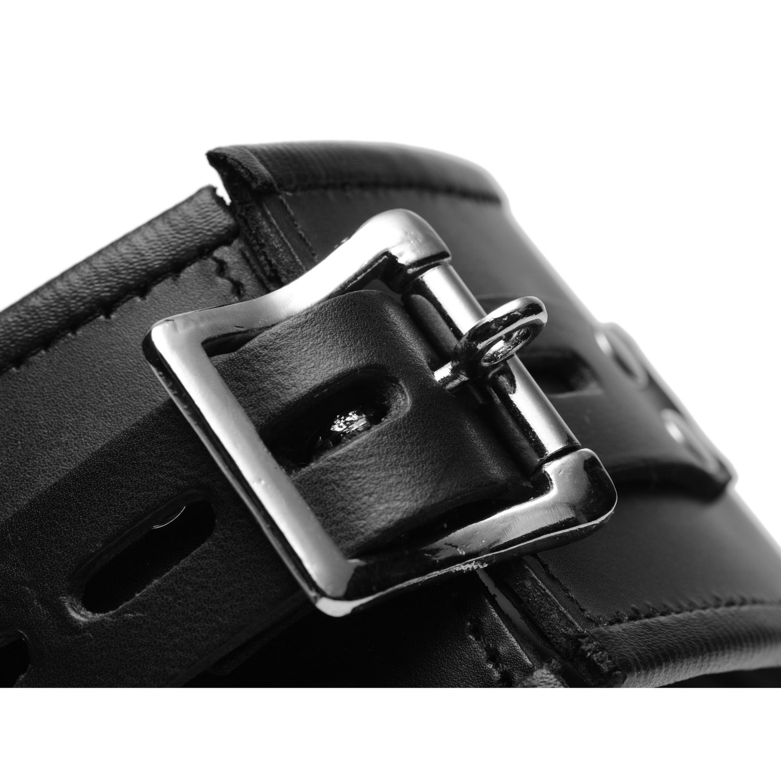 Padded Leather Locking Posture Collar - Image 5