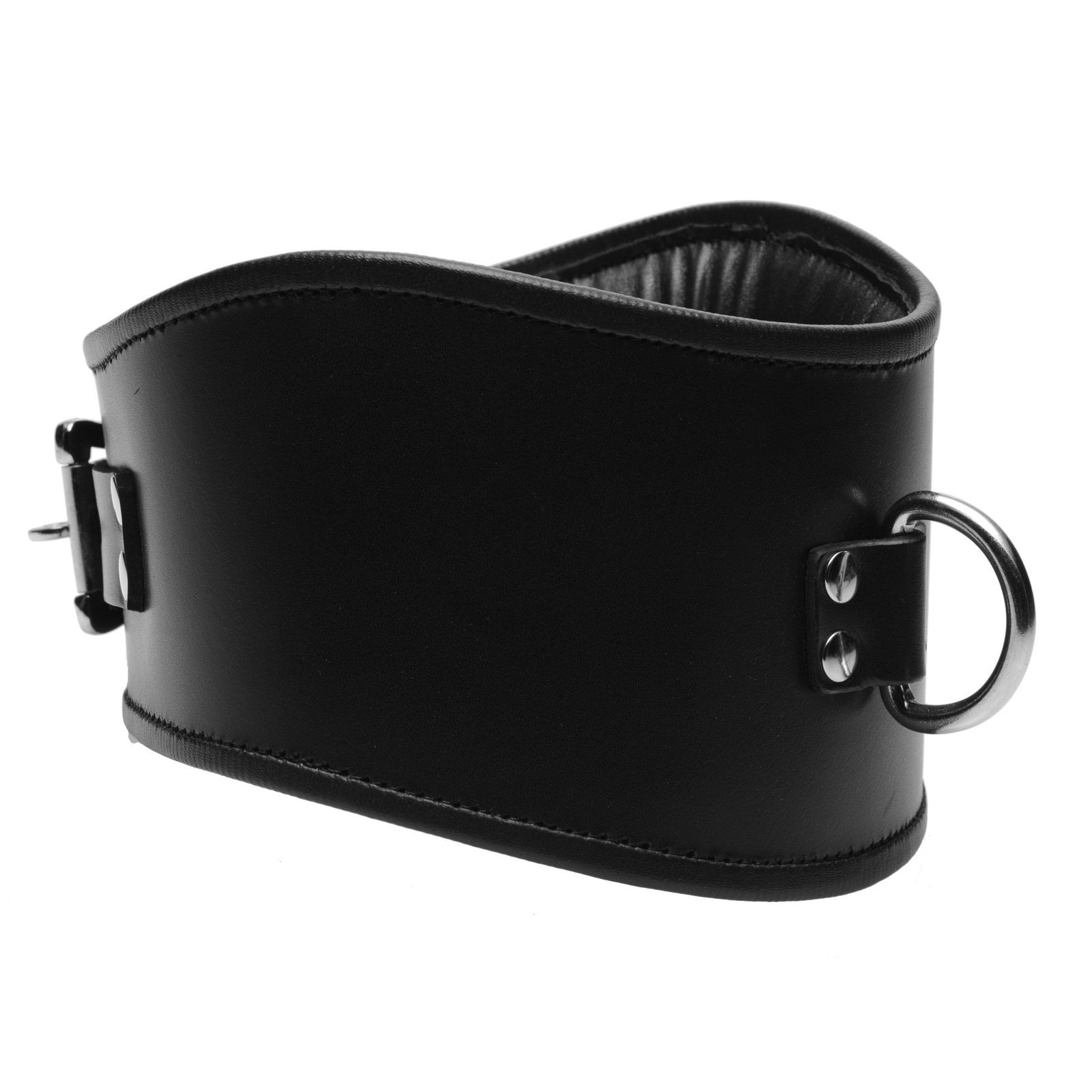 Padded Leather Locking Posture Collar - Image 2