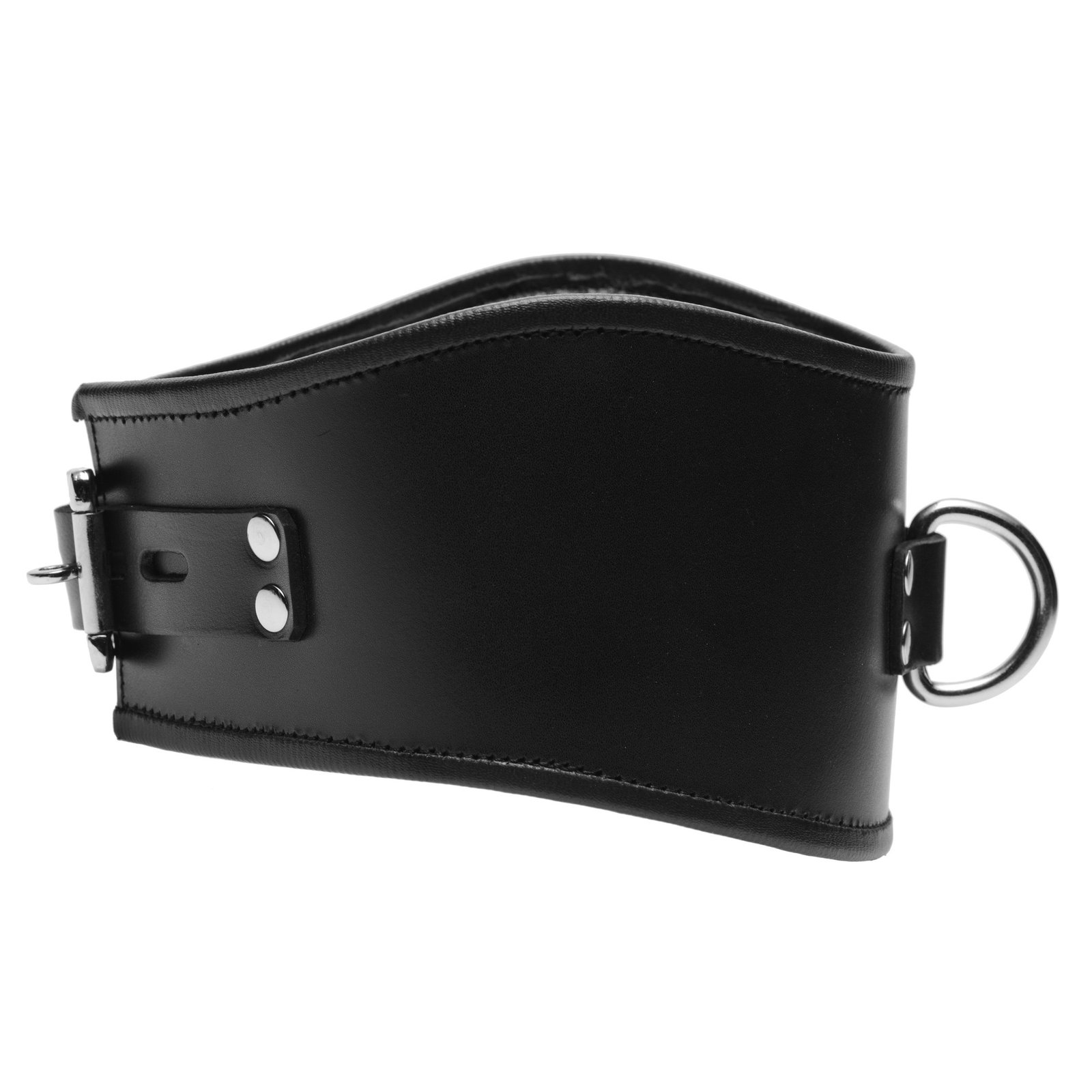 Padded Leather Locking Posture Collar - Image 3